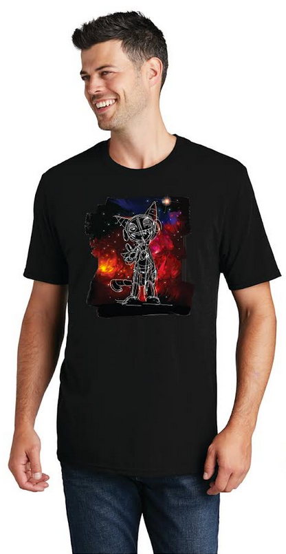 Galaxy SketchCat Tee