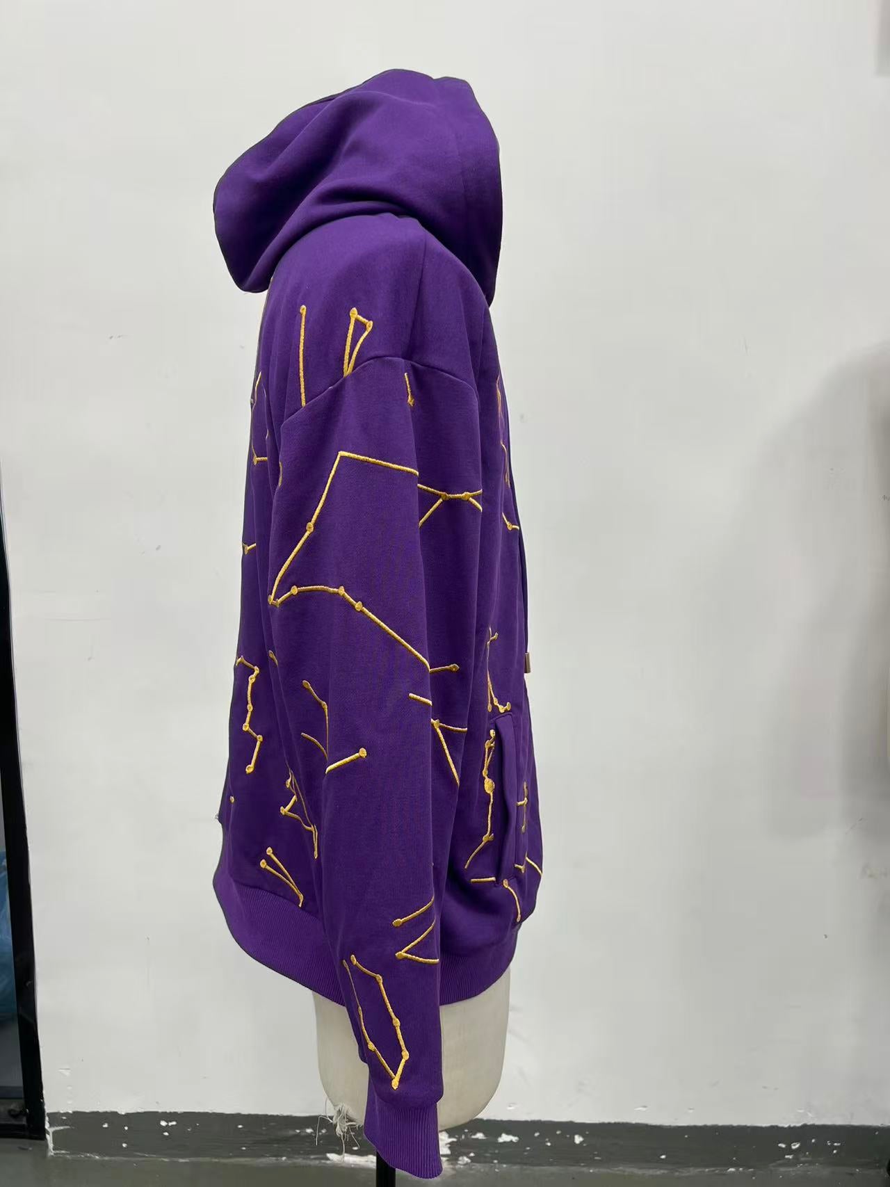 Midnight Purple Constallation Hoodie (Preorder)
