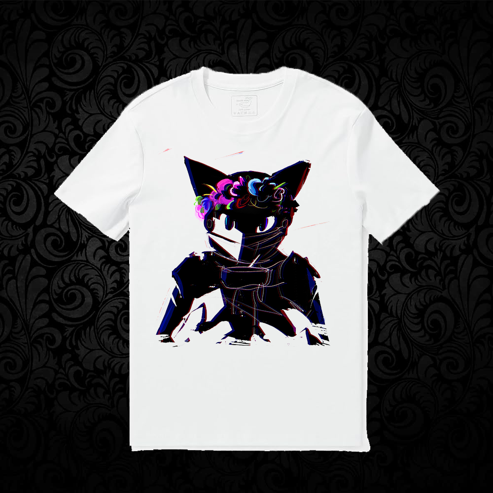 Flower Crown Kitty Tee
