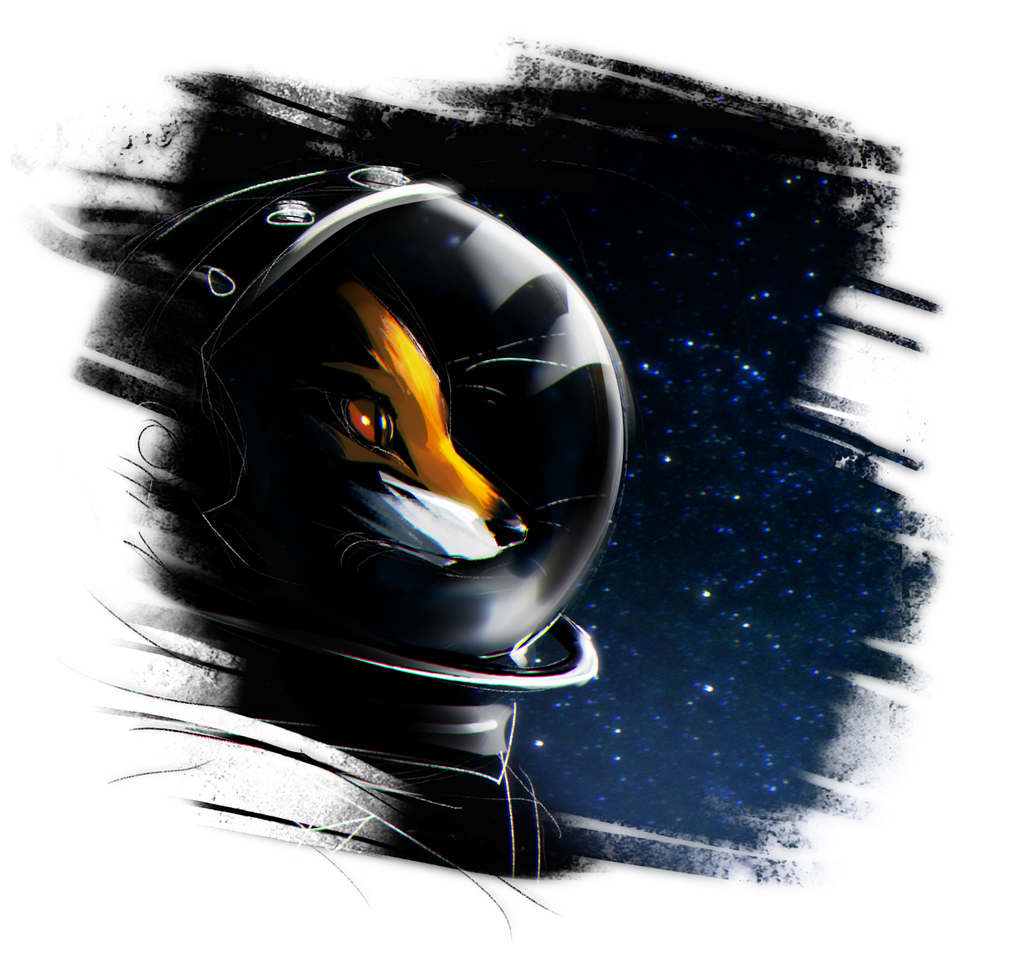 Astronaut SpaceFox Tee