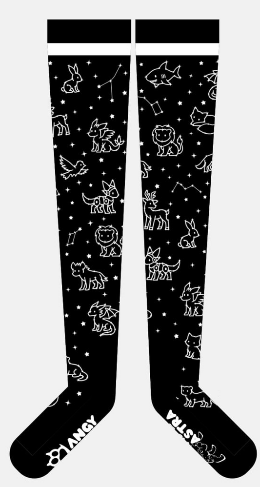 Constellation Critters - Thicc Thigh Highs COLLAB | AngyPaws (Preorder)
