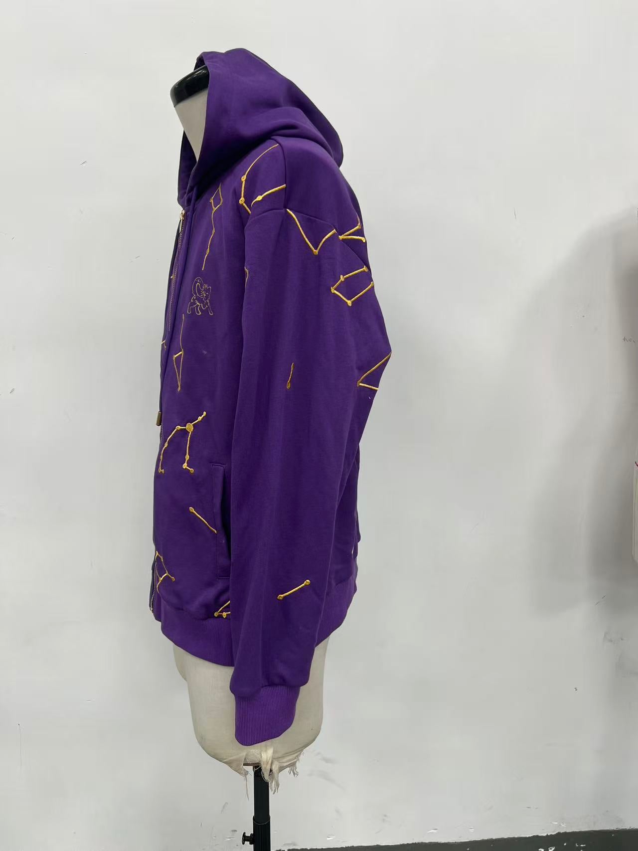 Midnight Purple Constallation Hoodie (Preorder)
